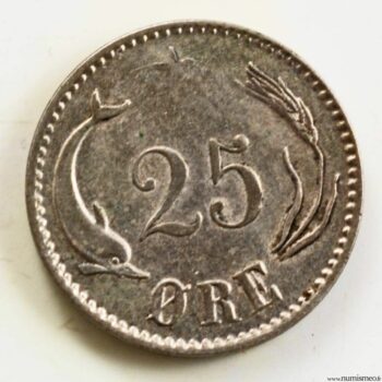 Danemark 25 ore 1874