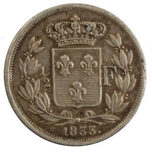 Henri V demi franc 1833