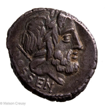 L. Rubrius Dossenus denarius 87