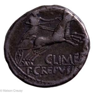 L.Censorinus Crepusius Limetanus denarius 82