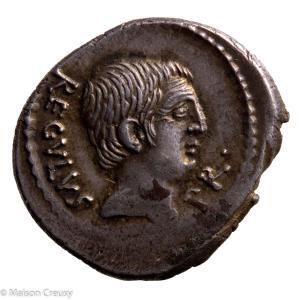 L.Livineius Regulus  denarius 42