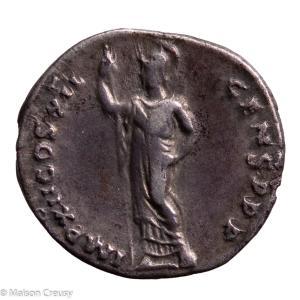 Domitien denier frappé en 86