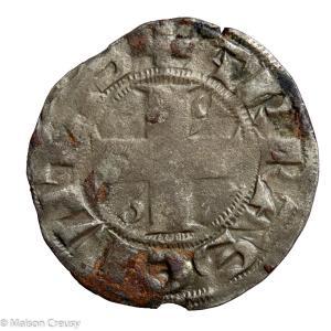 Philippe II denier frappé à Arras