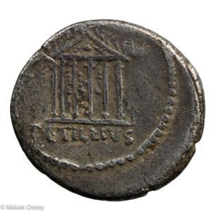 Petillia denier frappé en 43 avant