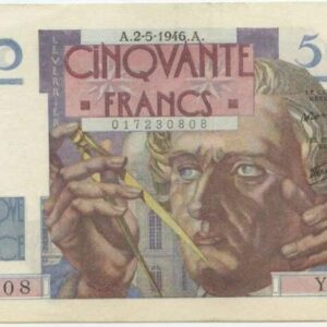 50 Francs Le Verrier Type 1946, 2 5 1946