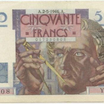 50 Francs Le Verrier Type 1946, 2 5 1946