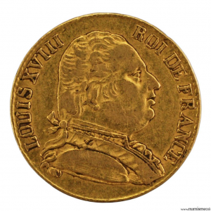 Louis XVIII 20 francs 1815 Londres
