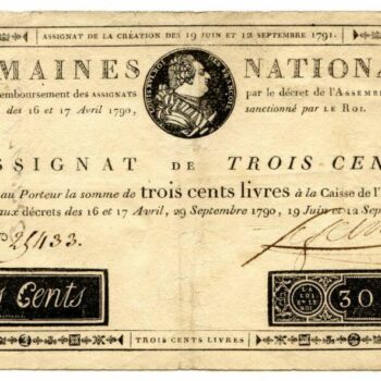 300 livres 12.9.1791