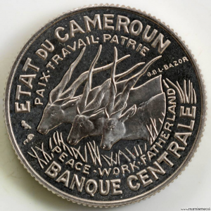 Cameroun 100 francs 1966 essai