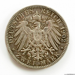 Allemagne Bade 2 mark 1902