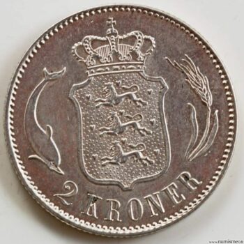 Danemark 2 kroner 1875