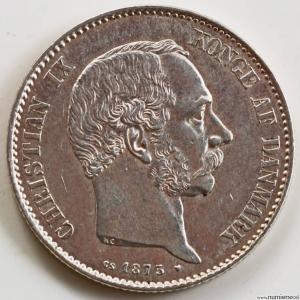 Danemark 2 kroner 1875