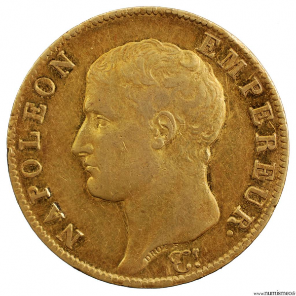 Napoleon I 40 francs 1806 Turin