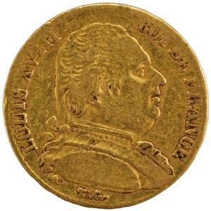 Louis XVIII 20 francs 1815 Bayonne
