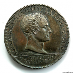 Napoléon I AR jeton An XI chambre de commerce d'Avignon