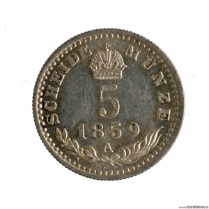 Austria 5 kreuzer 1859 A