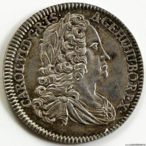 Autriche Charles VI 1/4 de thaler 1740 Hall