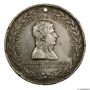 Médaille pour la mort du général Desaix à Marengo 1799