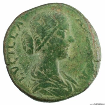 Lucille sesterce revers FECUNDITAS