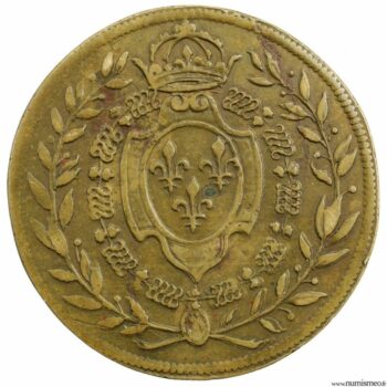 Henri II jeton de la chambres des comptes du roi 1556