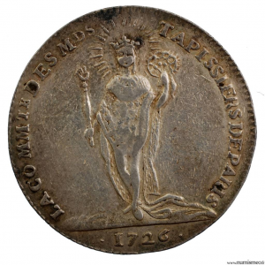 Louis XV AR Jeton 1726 corporation des tapissiers