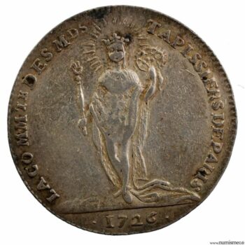 Jeton de la corporation des tapissiers 1726