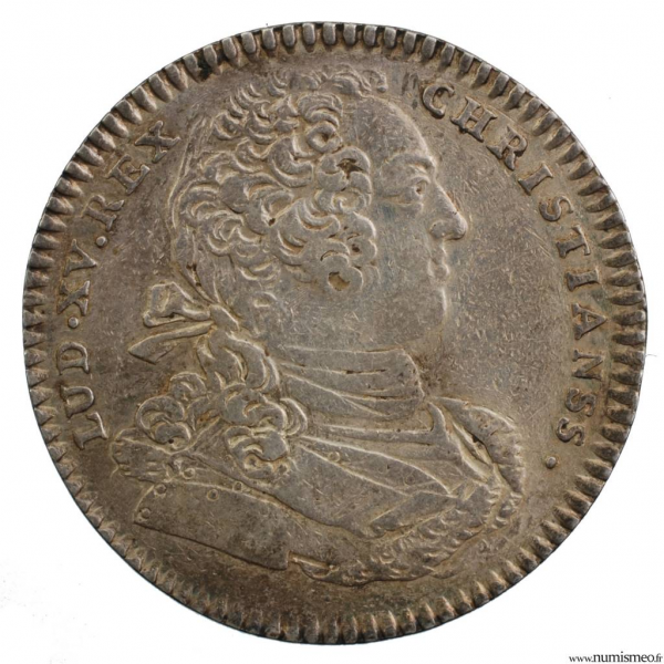 Louis XV AR Jeton 1726 corporation des tapissiers