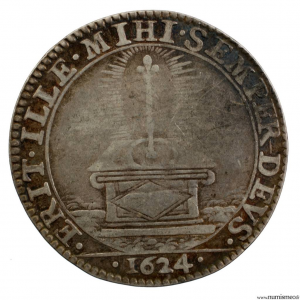 Gaston d'Orleans XIII AR Jeton 1624