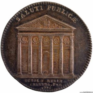 jeton de l'académie royale de Chirurgie 1775
