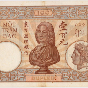 Indochina 100 piastres type 1927