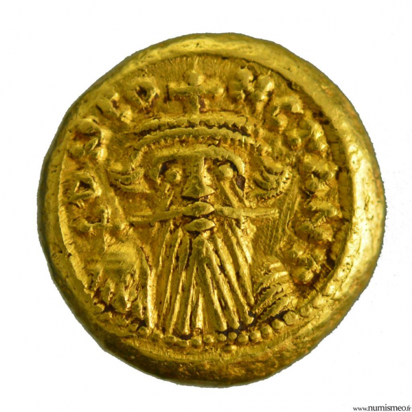 Constans II solidus frappé à Carthage
