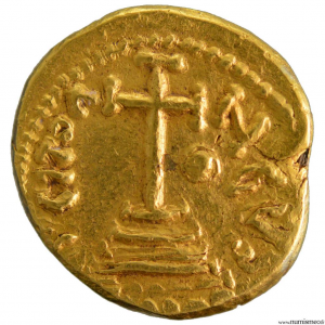 Constantin IV solidus frappé à Carthage