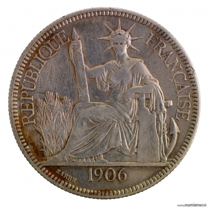 Indochine Piastre 1906