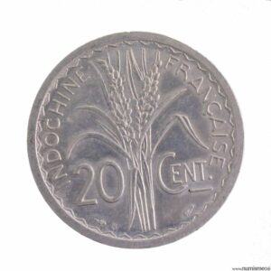 Indochine 20 cent 1945 B