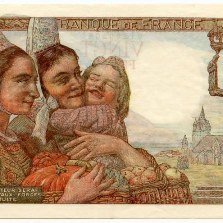 20 Francs Pêcheur 9 2 1950