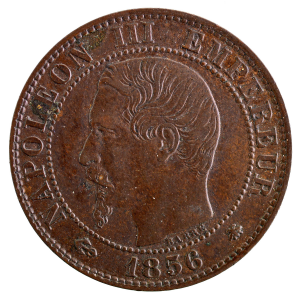 Napoleon III 5 centimes 1856 Strasbourg