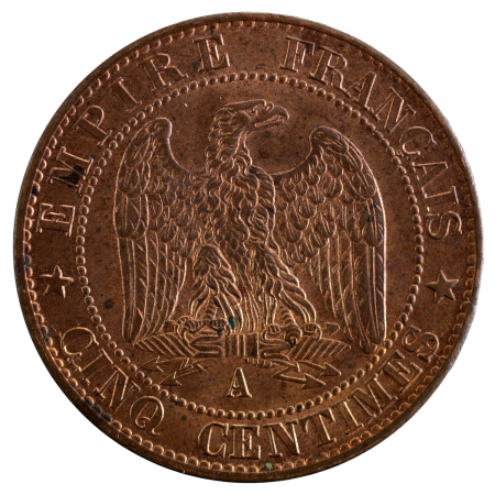 Napoleon III 5 centimes 1865 Paris