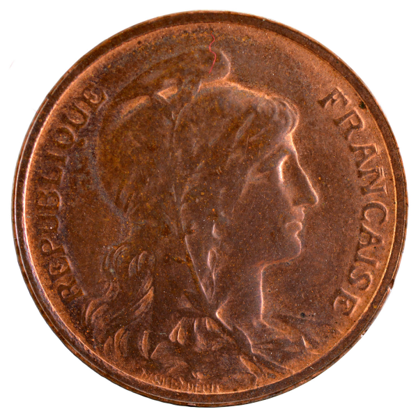 Third Republic 5 centimes Dupuis 1920