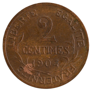 III République 2 centimes 1904