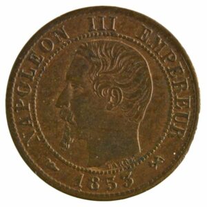 Napoleon III 1 centime 1853 Rouen