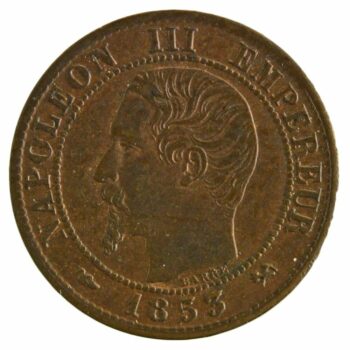 Napoleon III 1 centime 1853 Rouen