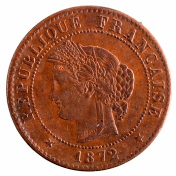 III Republique 1 centime 1872 Bordeaux