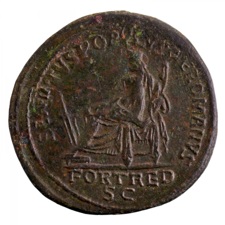Trajan as revers FORT RED SENATUS