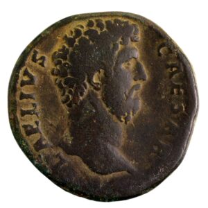 Aelius sesterce revers TR POT COS II