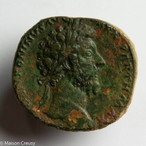 Marc Aurele Sesterce Rome 166