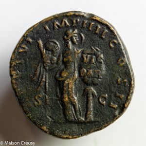 Lucius Verus Æ Sestertius 166AD