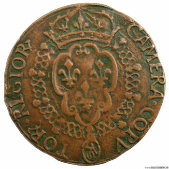 Charles IX jeton de la chambre des comptes du roi 1563