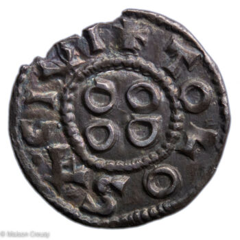 CAROLINGIANS Odo (Eudes) King of West Francia AR denier Toulouse mint
