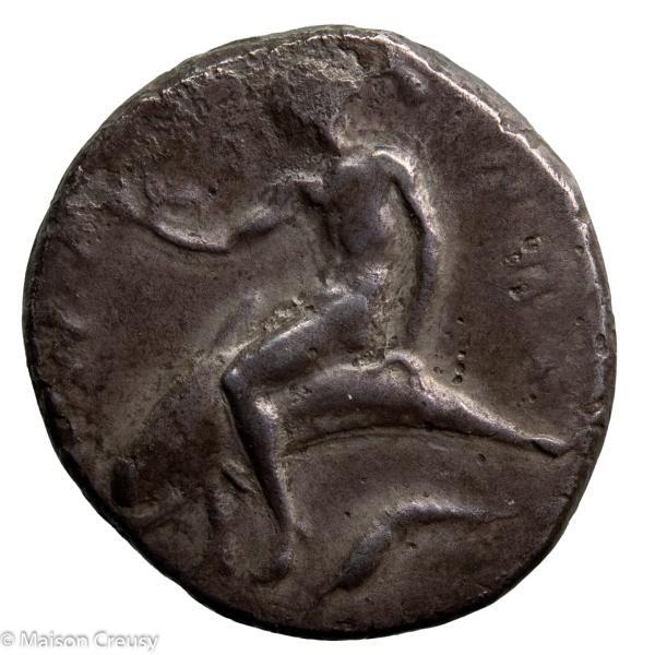 Italy Calabria Taras Nomos or Tridrachm