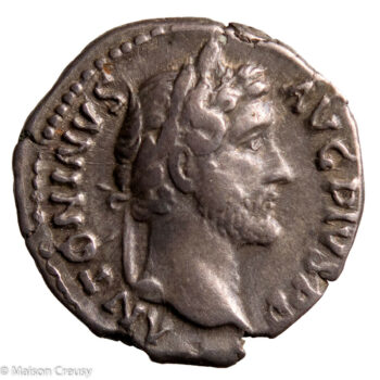 Antonin le Pieux denier revers COS IIII